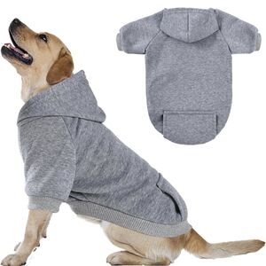 Gray Dog Hoodie